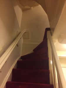 Going up is more like climbing a ladder than stairs